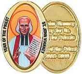 St. John Vianney Year of the Preist Coins 