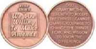 Recovery Coins Alcohol or Substance abuse Coins Step Eight