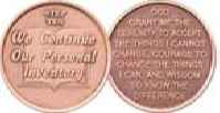 Alcohol or Substance abuse Coins Step Ten