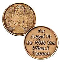 An Angel to Be With You When I Cannot Coins
