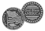 God Bless America Token