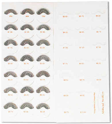 inside of 10.00 coin folders