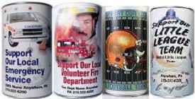 Custom Permanent Top Cans