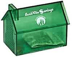 Home Bank Plastic Custom Imprinted