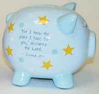 Christian Inspirational  Piggy Banks