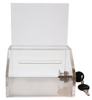 Bantam Donation Boxes with 
Lock