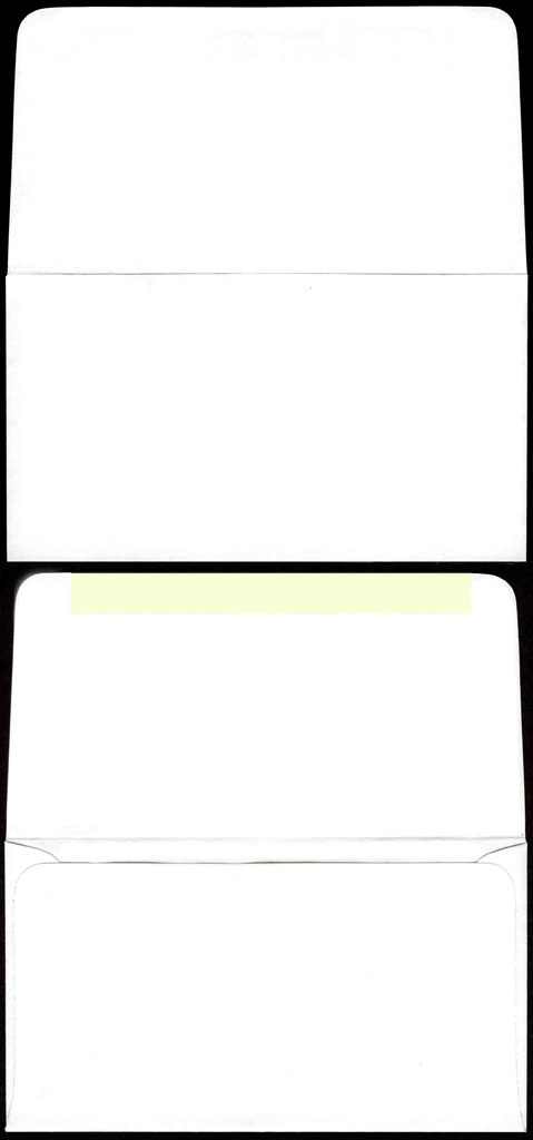 Blank 6 3/4 Remittance Long Flap Envelope