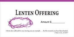 church offering envelopes