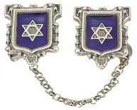 Tallit Clip Silver Star of David