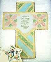 Wall Cross - Serentity ,Courage, Wisdom