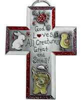 God Loves All Creatures Wall Cross 