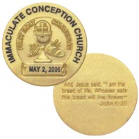 2344 Semi-Custom Communion Coin image