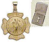 14K Gold  Fire Fighters Necklace