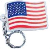 American Flag Keychain