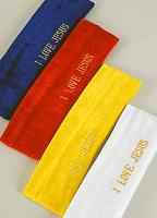 Girls I Love Jesus Velvet Headbands  