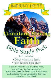 Custom Mustard Seed Packets 