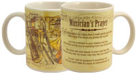 3420 Musician Prayer Ceramic Mug