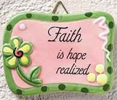 Faith plaque