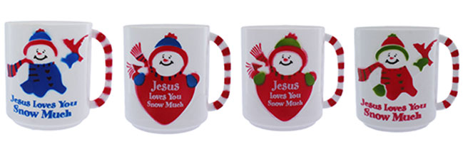 Jesus Loves You Snow Much Mugs 