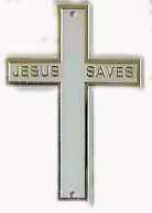 Cheap Jesus Saves Wall Cross