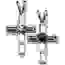 Birthstone Cross Necklace Jewelry With Swarovski Crystals