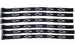 Jesus Fish Woven Bracelets