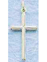 Sterling Tubular Italian Cross