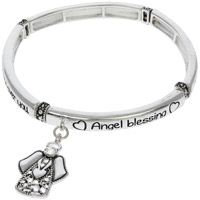 angel blessing bracelets silver