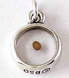 Sterling Silver Mustard seed charm