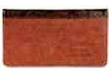 Brown Leather Checkbook Cover