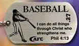 Christian Sports Dog Tags
