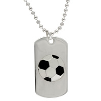 Soccer Dog Tag
