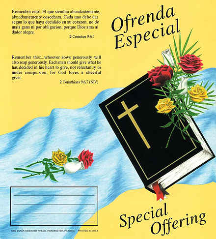 Bible Special Offering Coin Folder