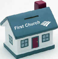 Colorfull Plastic House Bank