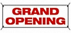 Grand Opening banner