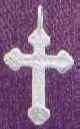 silver cross necklace pendant