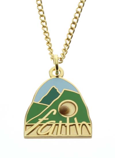 Faith Mountain Mustard Seed Necklace