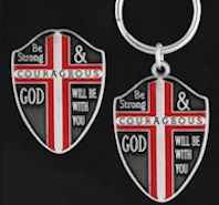 Courage Shield Visor Clip and Key Chain Gift