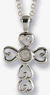 Lord's Prayer Heart Necklace