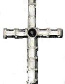 Cross of Faith Mustard Seed Rhinestone Pendant