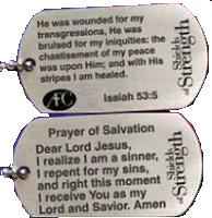Christian Dog Tag Isaiah