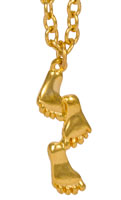 Footprints Necklace  