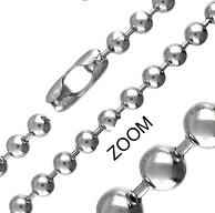 Beaded Thick Stainless Steel Chain