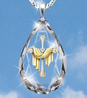 God Love You Pewter Necklace