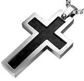 Men's Stainlesss Steel Cross Necklace