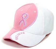 Pink Ribbon Believe Cap