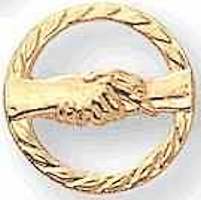 hnads congradulation pin