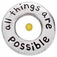 All Things Are Possible Mustard Seed Silver Pins Bob Sieman