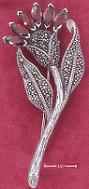 large flower brooch