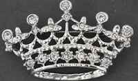 Crown Crystal Brooch